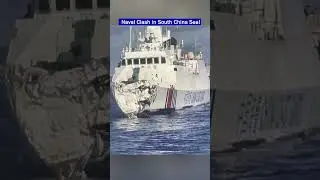 Chinese Type-52D Destroyer Collides with Friendly Coast&nbsp;Gaurd&nbsp;Vessel!