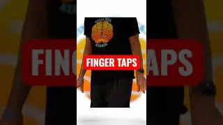Improve DEXTERITY with Simple Finger Taps While Walking? #shorts