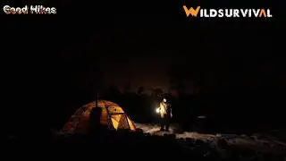 Solo Winter Camping in a Large Tent | Survival Alone in the Remote Taiga Forest | By @mytaiga