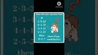 mathematics puzzle #puzzle #trending #maths #popular  #mathslove #braintest #shorts #youtubeshorts