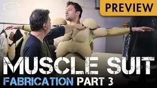 Muscle Suit Fabrication Part 3 - Attach, Skin, & Test Muscles - PREVIEW