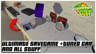 ULTIMATE SAVEGAME +TUNED CAR AND ALL STUFF ! IN MY SUMMER CAR 2022 | Ogygia Vlogs🇺🇸