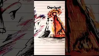 How to draw stickman with ( gravity & overheat ) #stickman #drawing #tutorial #howtodraw #fyp