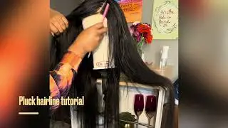 How to Pluck a Hairline on an Old Wig | Step-by-Step Tutorial for Beginners