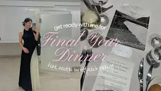 GRWM for Law Final Year Dinner 🍑 neutral burnt peach makeup, makeup tips, usyd law, k-idol makeup