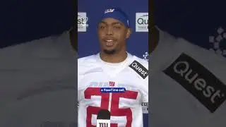 Korie Black on getting a call from Russell Wilson on draft day #shorts #giants #nfl