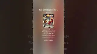Jazz for flying with the Muse #music #стихиожизни #song