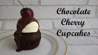 Chocolate Cherry Cupcakes . . . how to