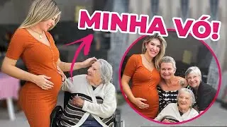 Fui no INTERIOR da BAHIA pra MINHA VÓ me ver GRÁVIDA 🤰🏼❤️