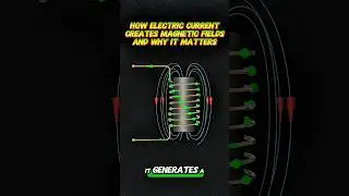How Electric Current Creates Magnetic Fields &mdash; And Why It Matters⚡️#electriccurrent #emf #inductor