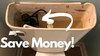 How to Fix A Running or Leaky Toilet. Cheap and Easy Fix!