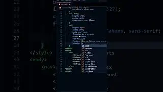 Blur Navbar effect! #html #css #navbar #effect #coding #animation