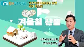 겨울철 산불 - 한국자연재난협회 김승배 본부장