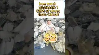 How much wholesale 1 CBM of shoes from China#chinesemanufacturer#wholesale#chinasupplier#awwwbuy