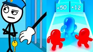 Thief Puzzle vs Join Blob Clash 3D ⭐🔴👽⭐️Hard Levels Challenge Walkthrough Gameplay Ep76