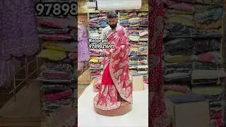 DESIGNER SARRES NEW ARAVAIL embroiding work new designs available in your shop roop rani 9789821691
