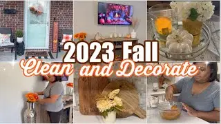 FALL CLEAN AND DECORATE WITH ME 2023| GLAM FALL DECOR| ON A BUDGET