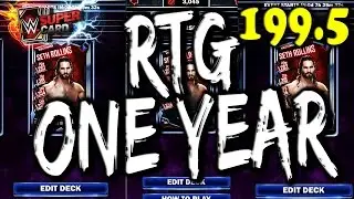 WWE SUPERCARD S2 #199.5 - ONE YEAR OF TOMSHARPYSUPERCARD + ULTRA RARE FUSION - SETH ROLLINS RTG!!!