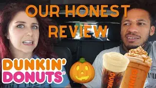 DUNKIN DOUGHNUTS FALL DRINKS 2021- Pumpkin Cream Cold Brew+Pumpkin Spice Latte+Healthy Dunkin Drinks