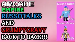 Getting the GODLY RUSSO Customer and the GODLY GRUMPYGRAVY Customer BACK TO BACK! (Arcade Empire)