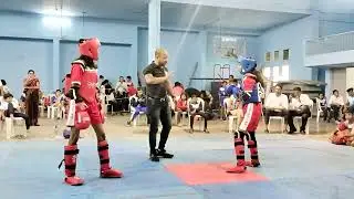 SN Fitness & Sports Club Mumbai Srishti Gaud - 1 (Blue Corner) (Thai Boxing) State Fight #thaiboxing