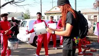 West Jeff vs Abramson Sci Academy *Drum Section Battle* Alla (2018)