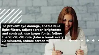 📱💻 How to Protect Your Eyes from Phones & Computer Screens | Reduce Eye Strain Now!