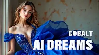 💙 Regal Allure | AI Beauties Dazzle in Royal Blue ✨👑
