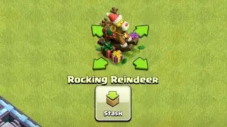 Rocking Reindeer ✅ Toyshop Throwdown Event Coc New Decoration Sound And Animation Effects