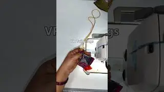Fancy latkans Making for Blouse #tailoring #diy #indianweddingdecoration #design #latkan #fashion