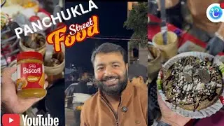 PANCHKULA KI FAMOUS WAFFLE KI  CART BY 5STAR CHEF |PANCHKULA KI STREET FOOD MARKET EVENING SNACKS🫶♥️