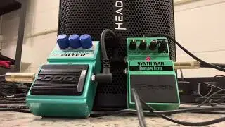 3/18/2024 Experiment Digitech Synth Wah Envelope Filter pedal all settings+Agile baritone guitar