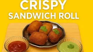 Crispy sandwich roll recipe | How to make crispy sandwich roll | क्रिस्पी सैंडविच रोल #cooking 