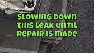 Leaking chimney, Band-Aid method ￼