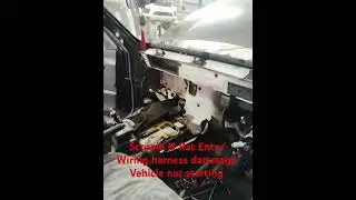 Scorpio N Rat Entry Wiring harness damage Vehicle not starting #surprisemechanics #scorpion