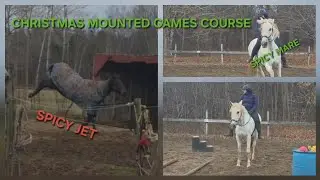 VLOGMAS MOUNTED GAMES - SPICY HORSES ON THE FARM / Vlogmas02 / 2025