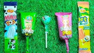ASMR Monster Lollipop 🍬 | Most Satisfying Candy Crunch Ever 🤯