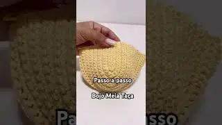 Passo a passo Bojo de croch&ecirc; meia ta&ccedil;a! #conjuntodecroche #crochet #croppeddecroche