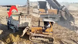 amazing full project! Heavy Equipment at Work Construction Site Earthmoving & Piling Operations 4K 1
