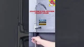 solution is for kitchen faucet loose #flowfitdiy #plumbing #diyplumbing
