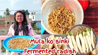 How to make mula ko sinki || Mula ko aamilo sinki banaune sajilo tarika || Nepali food recipe