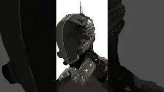 Futuristic robot suit concept art #speedpaint #art #drawing #photobashing