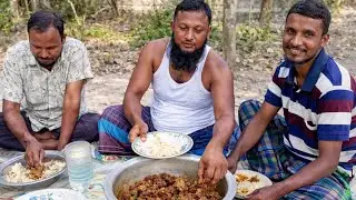 Eating Mutton Curry Rice With Bengali Family