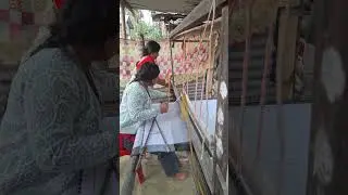 The Traditional weaver of clothes #assan #tradition #motivation #tranding #education #exam 