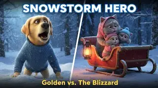 The Brave Dog Who Saved His Family ❄️ Golden&rsquo;s Magical Winter Journey