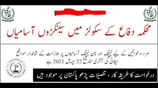 Elementary School Teachers 160 Federal Government Educational Institutions Cantt Garrison Jobs 2021