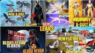 3.6 UPDATE NEW CROW X-SUIT | NEW MUMMY AKM | FREE BLOOD REVAN X-SUIT | NEW FEATURE | PUBGM/BGMI
