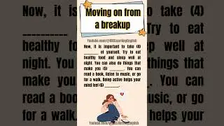 💔 Heartbroken? Read This Easy English!  #english #a2english #englishreading #selfimprovement
