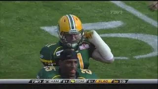 CFL Dave Stala Gets Leveled by Elliott Richardson