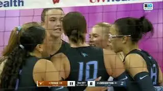 Creighton Volleyball Eloise Brandewie Highlights - 9/2/25